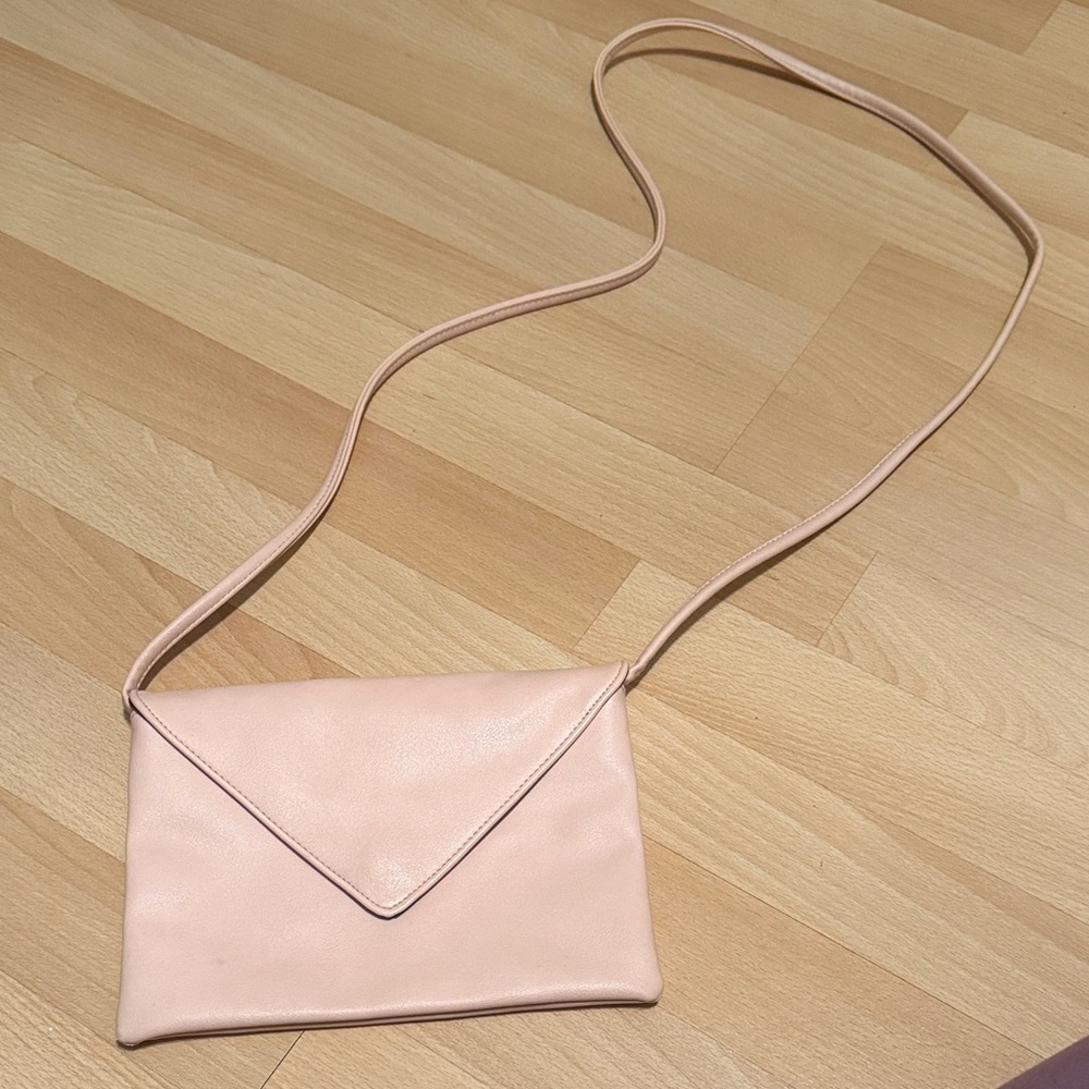 Elegant Pink Envelope Clutch